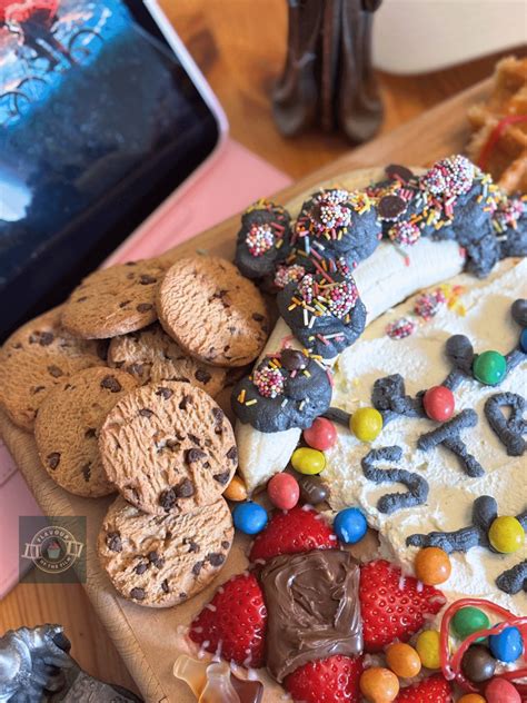 Stranger Things Watch Party Snack Board