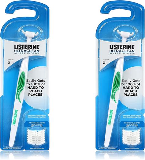 Amazon.com : Listerine Ultraclean Access Flosser Starter Kit & Reach ...