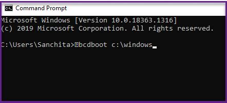 Image result for BCD File Missing or Corrupt