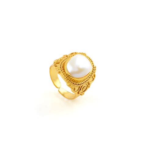 Buy Elegant Pearl Rings Online | Shop Stylish Pearl Rings | Krishna Pearls