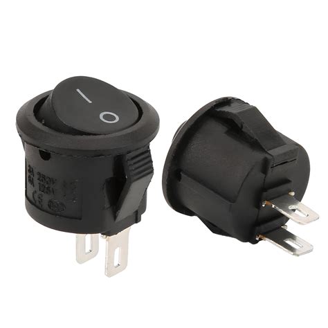 Buy 3 Pin Round Rocker On/Off Switch For Kids Ride on And Sci Projects ...