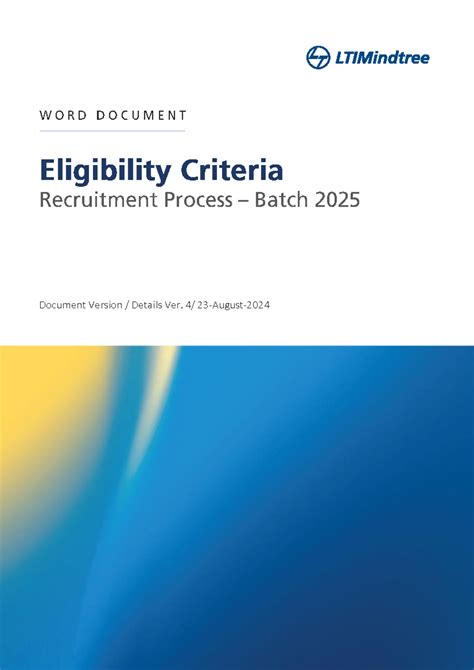 Eligibility Criteria for T School Hiring - Technical Engineering 2025 ...