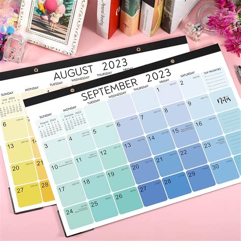 Buy 2023 Desk Calendar - Large Desk Calendar 2023, 12'' x 17'', January ...