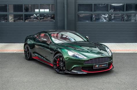 Aston Martin Vanquish - British racing green wrap - WikiCars