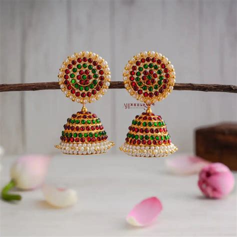 Jhumka Earrings for Women | Traditional Jhumkas Online India - AJ Punnagai