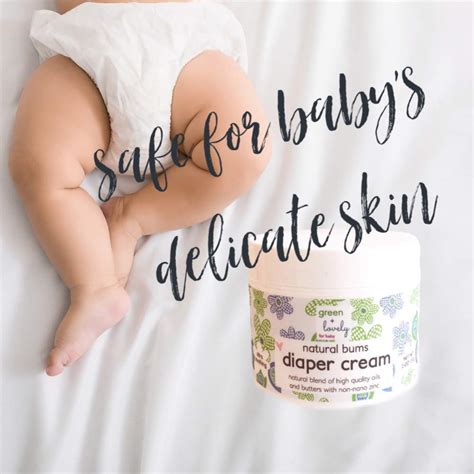 Green+Lovely Natural Bums Diaper Rash Cream (Chemical Free), Made India ...