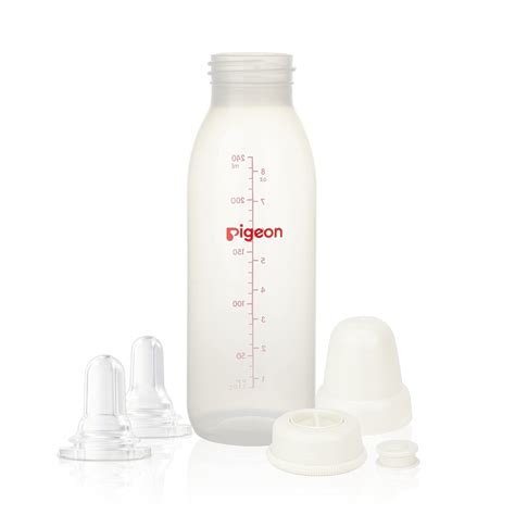 Amazon.com : Pigeon Baby Cleft Palate Bottle with 2 Nipples, 8.11 Oz ...