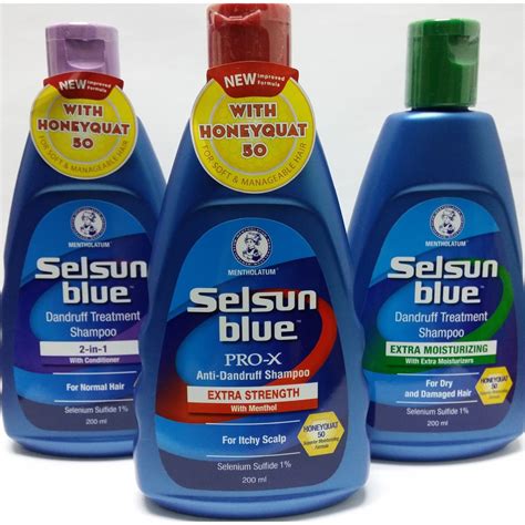 Selsun Blue Anti-Dandruff / Dandruff Treatment Shampoo 200ml | Shopee ...