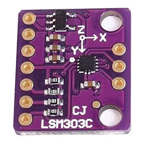 Generic LSM303C 3 Axis 6DOF Accelerometer Magnetometer Sensor Module ...