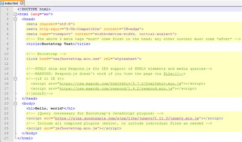 How to Open Bootstrap HTML File in Browser 的图像结果