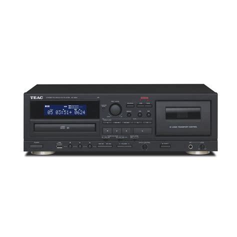 Teac AD-850-SE Cassette Deck and CD Player (Black) – AV Shack