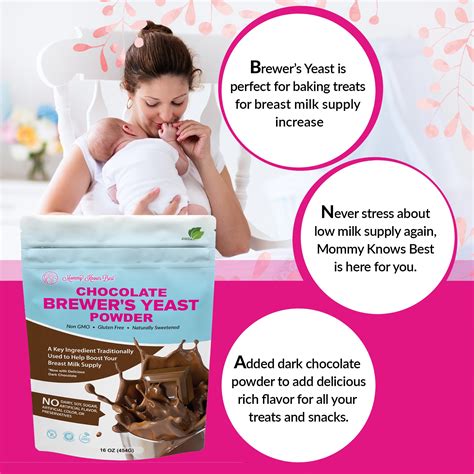 Chocolate Brewers Yeast Powder for Lactation - 16oz – Mommy Knows Best