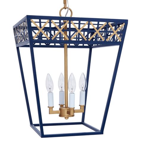 Old World Design Caitlyn Lantern - Paynes Gray