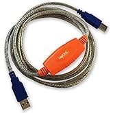 Cable Matters USB 3.0 Data Transfer Cable PC to PC for Windows and Mac ...