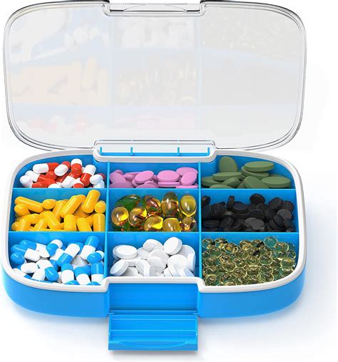Amazon.com: Large Pill Organizer - Daily Pill Container Extra Large ...