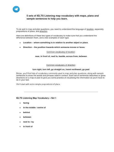 Image result for Listening Map Questions