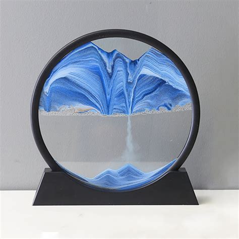 Moving Sand Art, 12 inch Sand Art Liquid Motion Moving Sand Art Picture ...