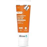 The Derma Co 1% Hyaluronic Sunscreen Aqua Gel SPF 50 PA++++