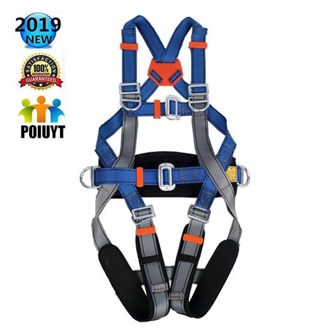 Buy POIUYT Safety Harness Kits, Fall Arrest Harness Full Body Height ...