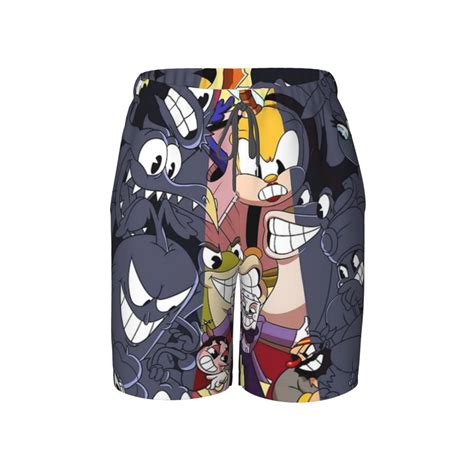 The Cuphead Show Boy'S Swim Trunks Quick Dry Board Shorts Kids Beach ...