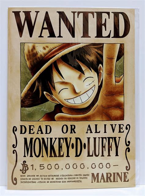 Printable One Piece Wanted Posters