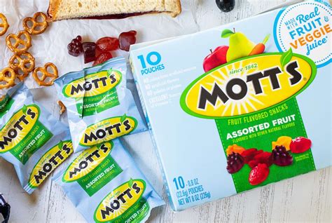 Mott's All Natural Fruit Snacks Ingredients at Tyler Mcintyre blog