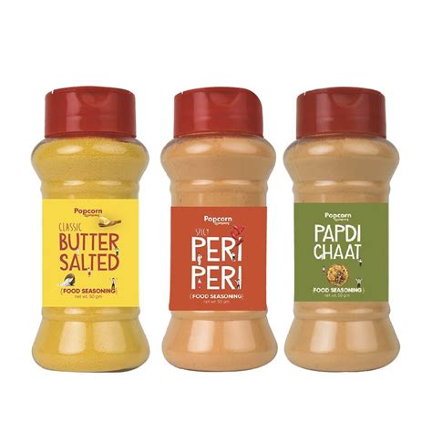 Classic Butter Salted, Hot & Sweet & Papdi Chaat Instant Seasoning Mix ...
