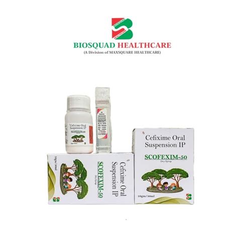 Scofexim 50 - Cefixime Oral Suspension IP - Biosquad Healthcare