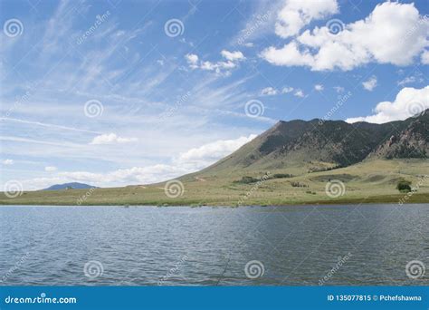 A Lakefront View of Sheep Mountain from Lake Hattie, Laramie, Wyoming ...
