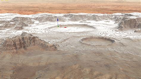 火星表面 月球表面 星球表面_索马里海贼作品_场景自然场景_cg模型网