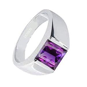 Buy Suruchi Gems & Jewels Sterling Silver Amethyst/Kathela Astrological ...