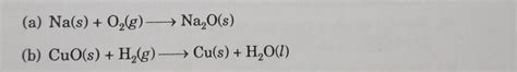 identify the substance that are oxidized and the substance that are ...