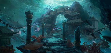 ArtStation - Underwater Temple