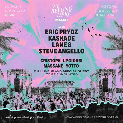 We Belong Here Miami 2025: A Celebration of Electronic Music - HEAT THE ...