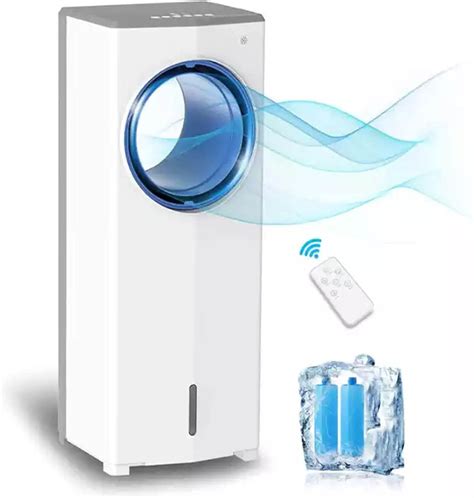 Buy KEINXOW 3 in 1 Evaporative Air Cooler, Portable Bladeless Cooling ...