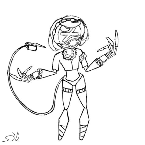 Sketch of V made after I swapped to digital : r/MurderDronesOfficial