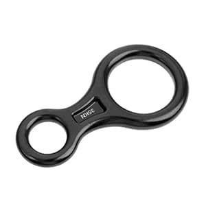 Buy Segolike Heavy Duty Alloy 35KN Figure 8 Shape Rock Climbing Caving Rappel Ring Abseil Rope ...