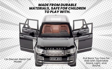 Arthasya Range Rover SUV Autobiography 1:32 Scale Model Car Alloy Metal ...