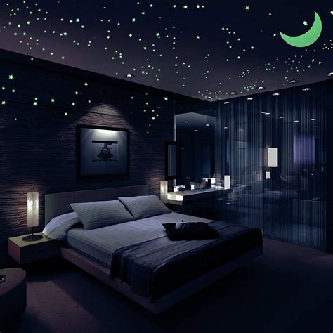 DreamKraft Glow Wall Self-Adhesive Sticker Starry Night Design (Vinyl ...