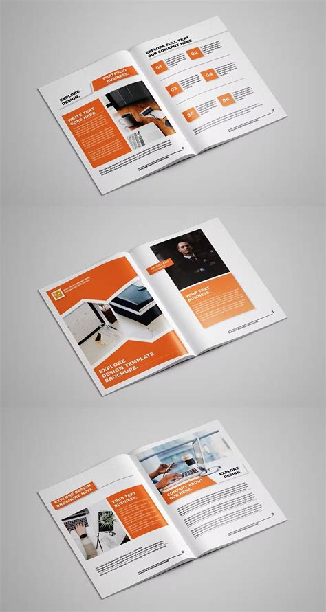 Business Brochure Template INDD, IDML. 12 Pages.