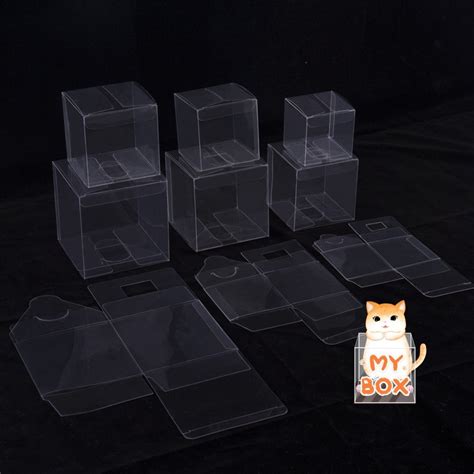 现货pvc透明盒pp文具折盒 正方形手办礼盒 pet透明软胶塑料盒定制-阿里巴巴
