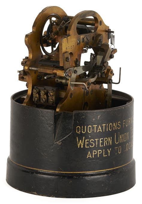 Lot 682: Western Union Model 35-A Ticker Tape Machine | Case Auctions