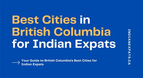 Best Cities in British Columbia for Indian Expats