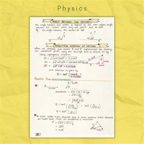 Class 11 Physics Notes | Physics Handwritten Aesthetic Notes