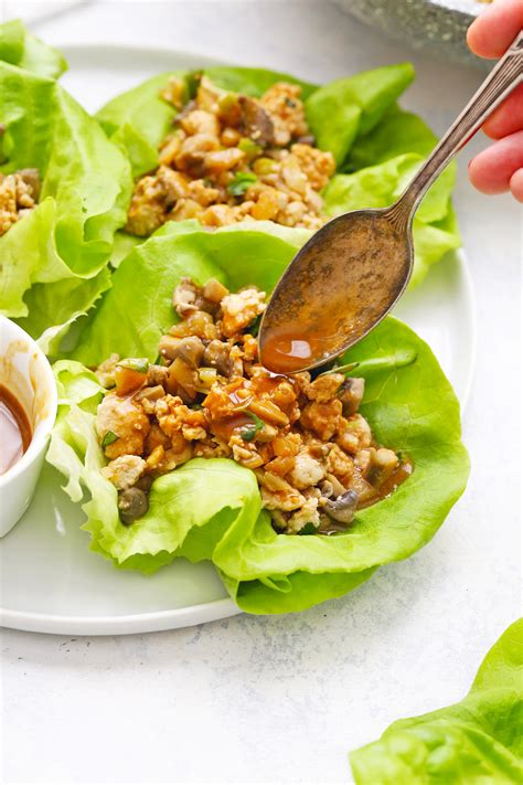 Healthy Chicken Lettuce Wraps (Paleo & Whole30!)