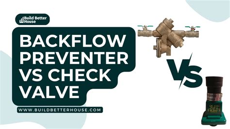 Image result for Backflow Preventer vs Check Valve