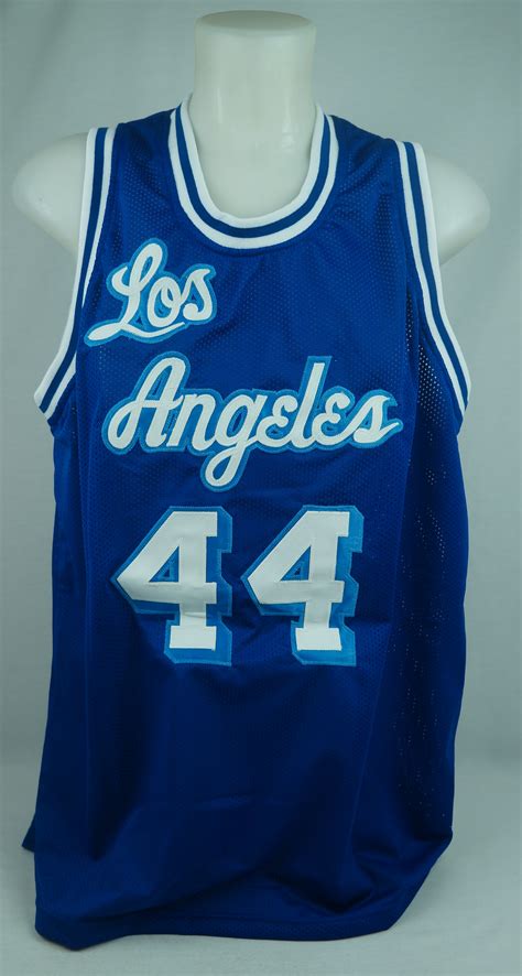 Lot Detail - Jerry West Autographed Minneapolis Lakers Embroidered Jersey