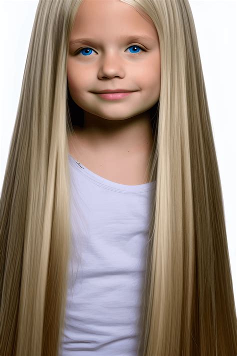 Very Long Straight Blonde Hair