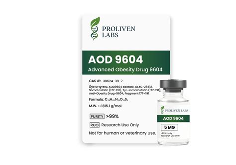 AOD 9604 – 5 mg Vial - Proliven Labs