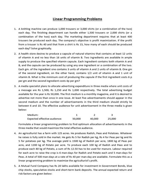 Image result for Write LPP Formulation for Transportation Problem with Example
